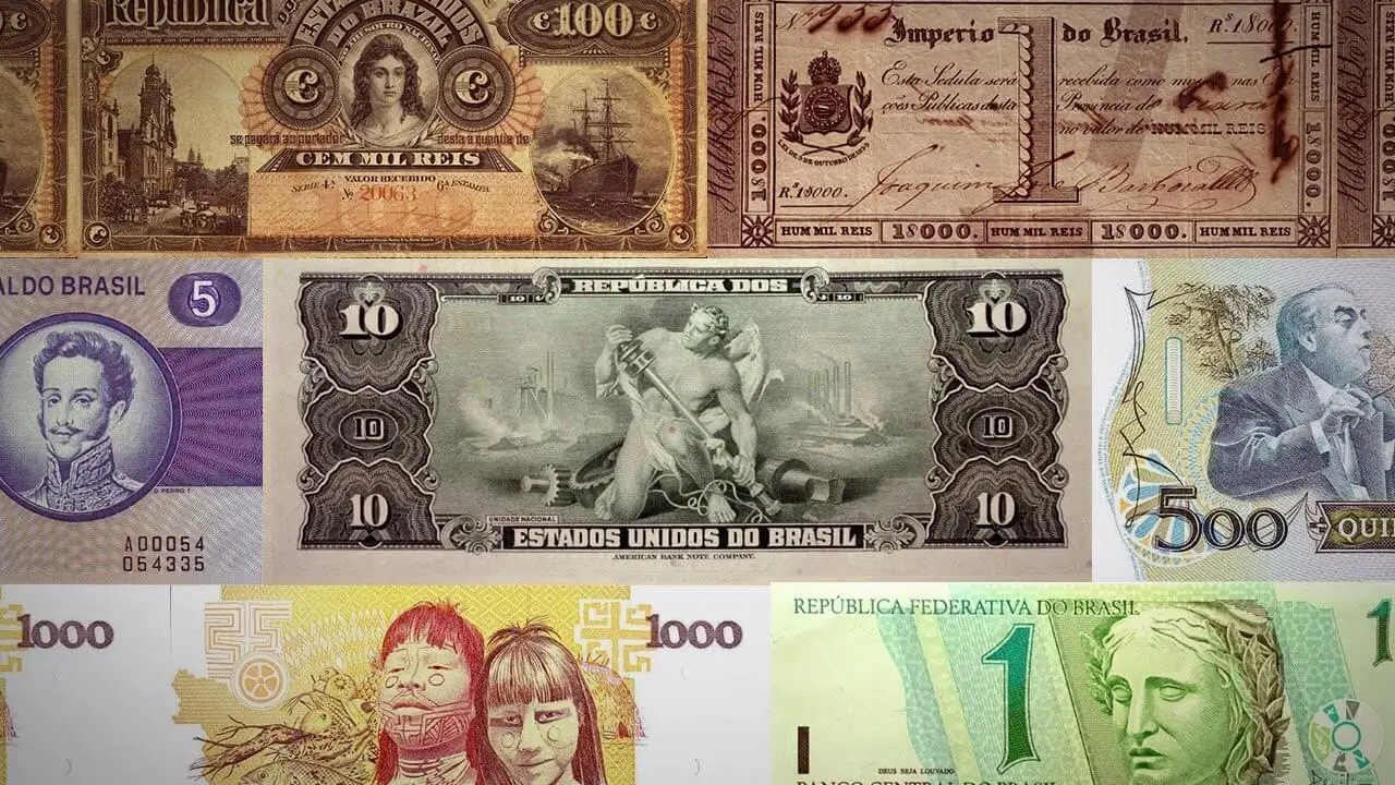História e Conversão de Moedas Brasileiras